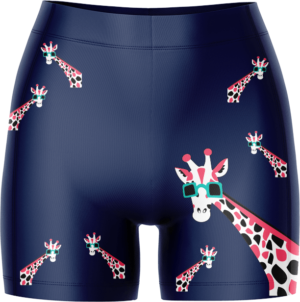 Gigi Giraffe Ladies Gym Shorts