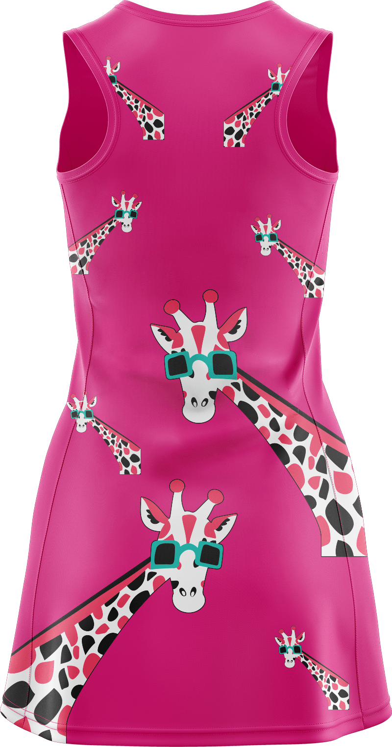 Gigi Giraffe Ladies Mini Dress - fungear.com.au