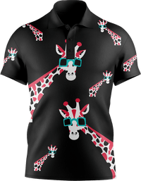 Gigi Giraffe Men's Short Sleeve Polo 3