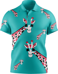Gigi Giraffe Men's Short Sleeve Polo 2