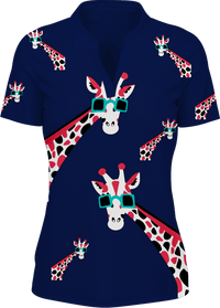 Gigi Giraffe Women's Polo 3