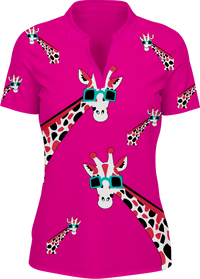 Gigi Giraffe Women's Polo 4