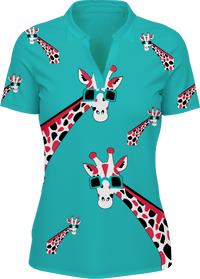 Gigi Giraffe Women's Polo 2
