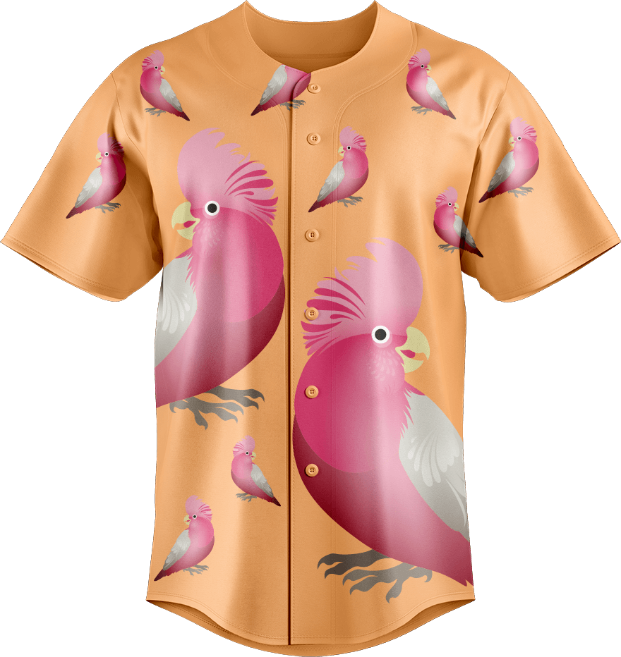 Glama Galah Baseball Jerseys - fungear.com.au