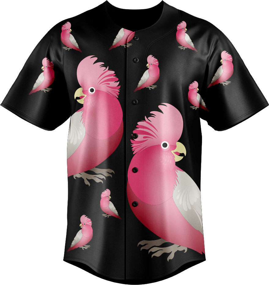 Glama Galah Baseball Jerseys - fungear.com.au