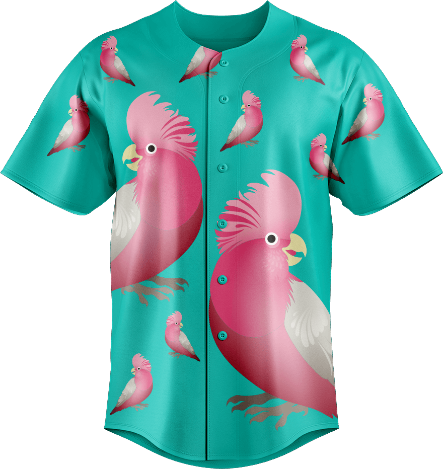 Glama Galah Baseball Jerseys - fungear.com.au