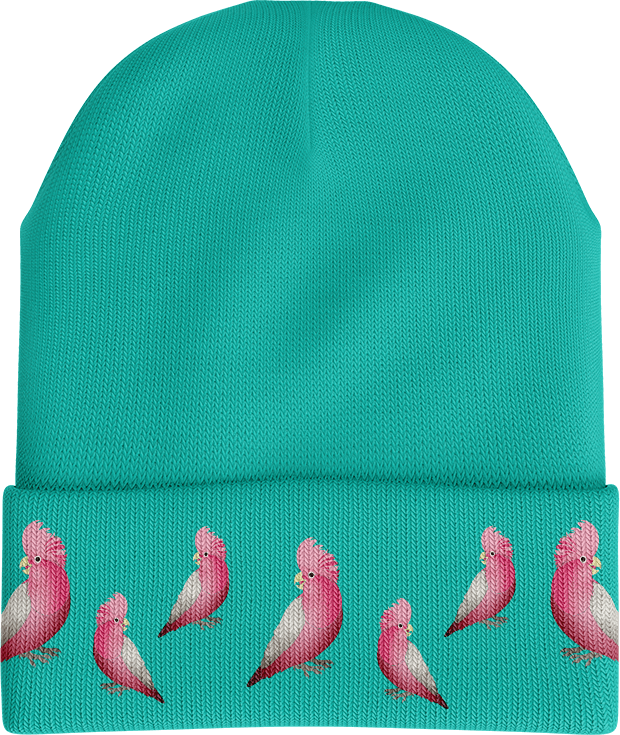 Glama Galah Beanie - fungear.com.au