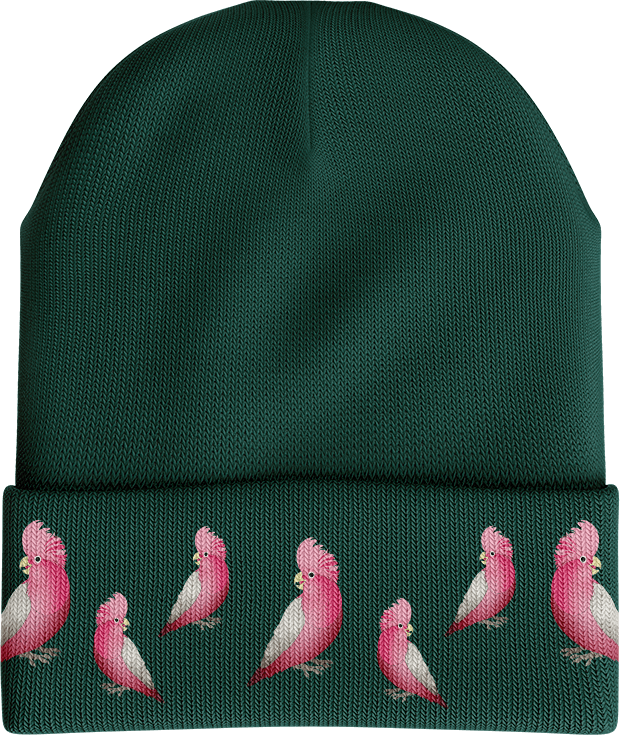 Glama Galah Beanie - fungear.com.au