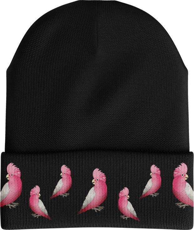 Glama Galah Beanie - fungear.com.au