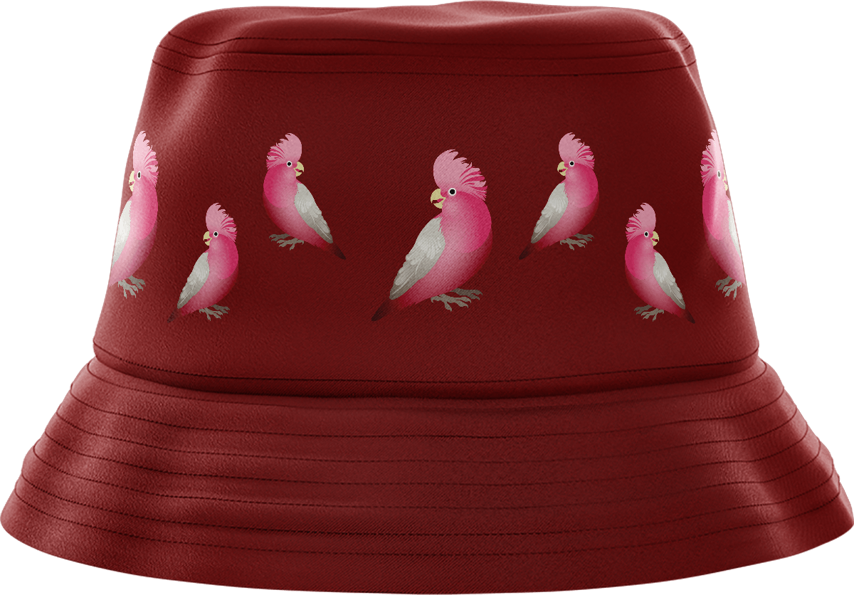 Glama Galah Bucket Hat - fungear.com.au