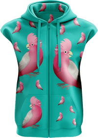 Glama Galah Full Zip Sleeveless Hoodie Jackets 1