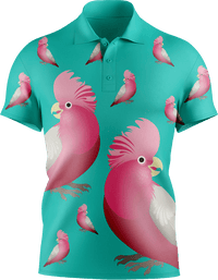 Glama Galah Men's Short Sleeve Polo 4