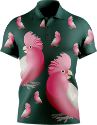 Glama Galah Men's Short Sleeve Polo 1