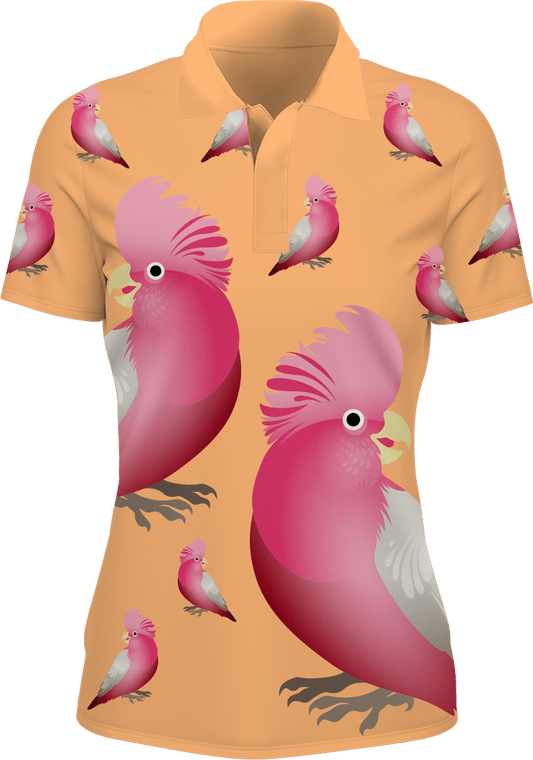 Glama Galah Women's Polo - fungear.com.au