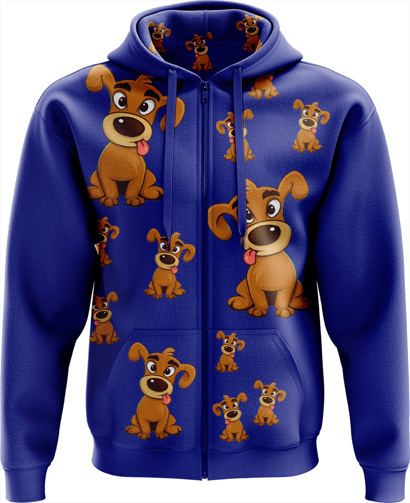 Goofy Woofy Full Zip Hoodies Jacket - fungear.com.au