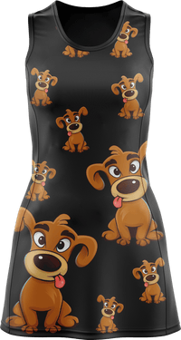 Goofy Woofy (Dog) Ladies Mini Dress 2
