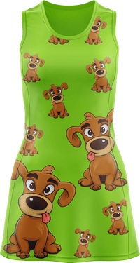 Goofy Woofy (Dog) Ladies Mini Dress 4