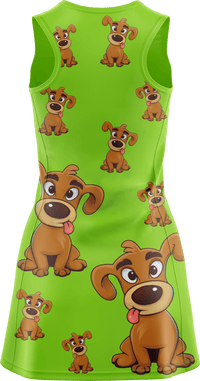 Goofy Woofy (Dog) Ladies Mini Dress 8