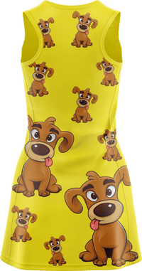 Goofy Woofy (Dog) Ladies Mini Dress 7
