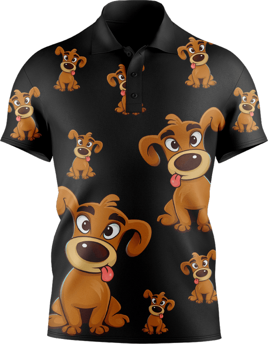 Goofy Woofy Men's Short Sleeve Polo - fungear.com.au