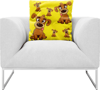 Goofy Woofy (Dog) Pillows Cushions 3