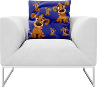Goofy Woofy (Dog) Pillows Cushions 1