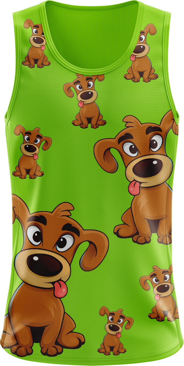 Goofy Woofy Singlets - fungear.com.au