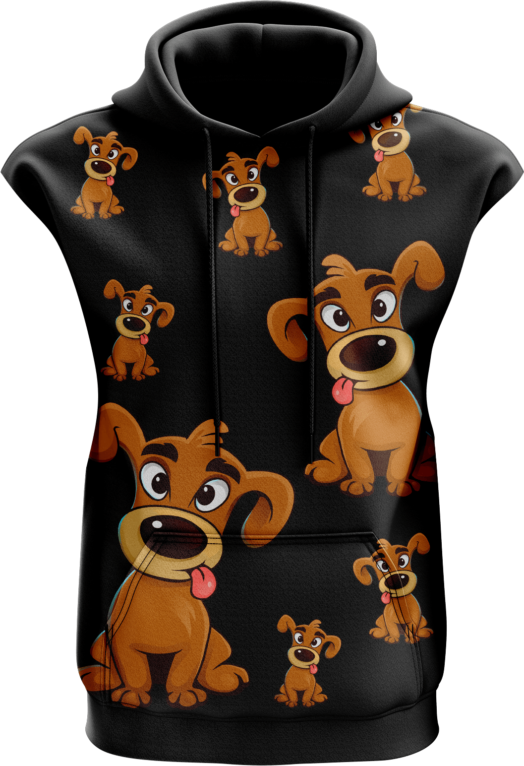 Goofy Woofy Sleeveless Hoodie - fungear.com.au