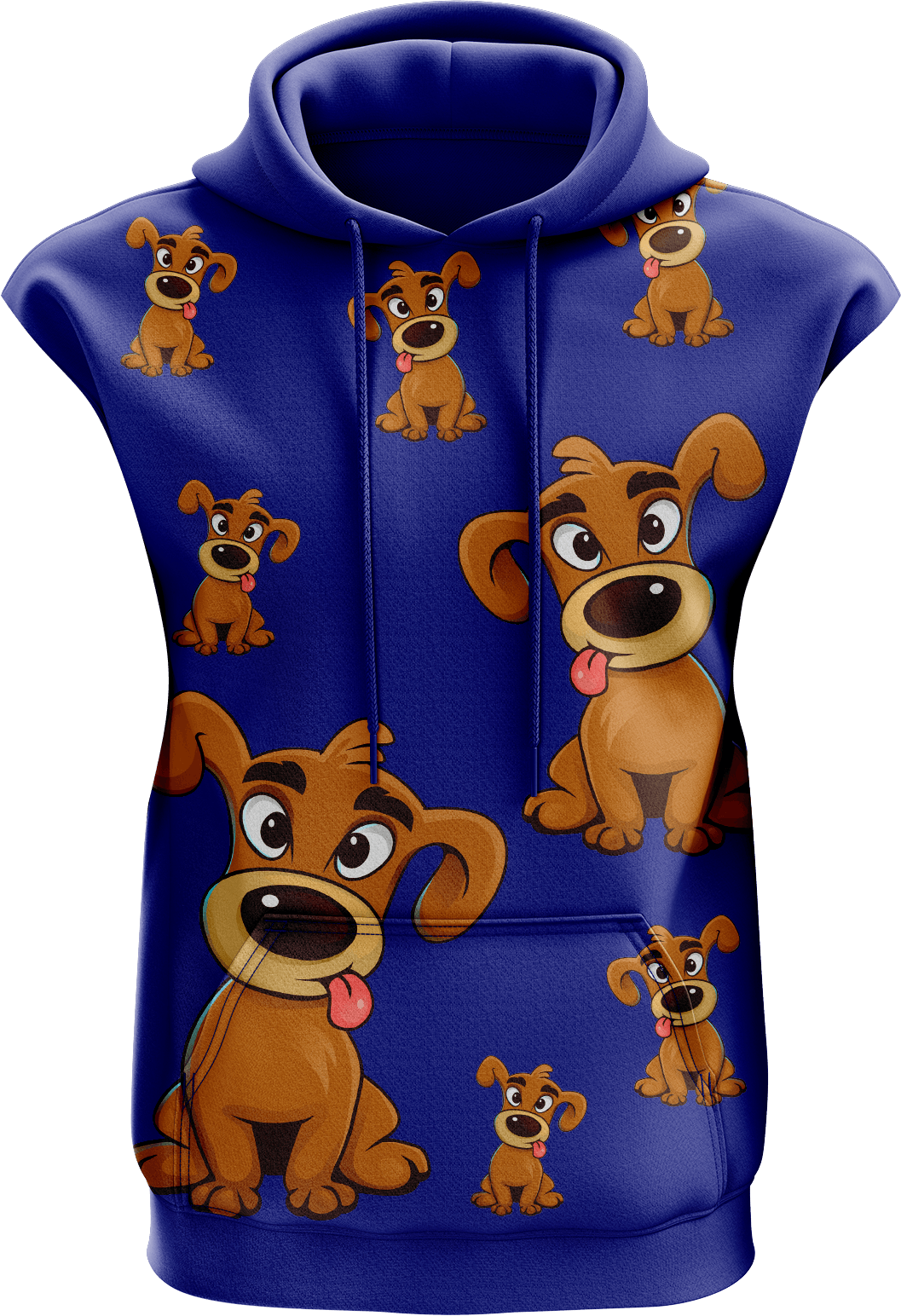 Goofy Woofy Sleeveless Hoodie - fungear.com.au