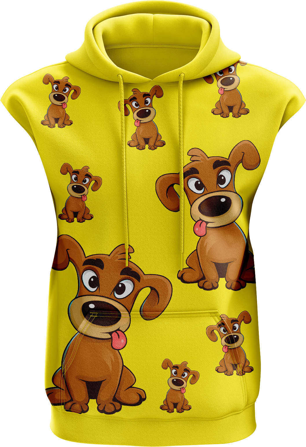 Goofy Woofy Sleeveless Hoodie - fungear.com.au