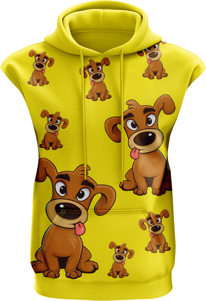 Goofy Woofy Sleeveless Hoodie - fungear.com.au