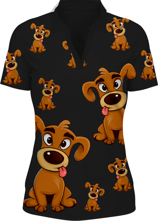 Goofy Woofy Women's Polo - fungear.com.au