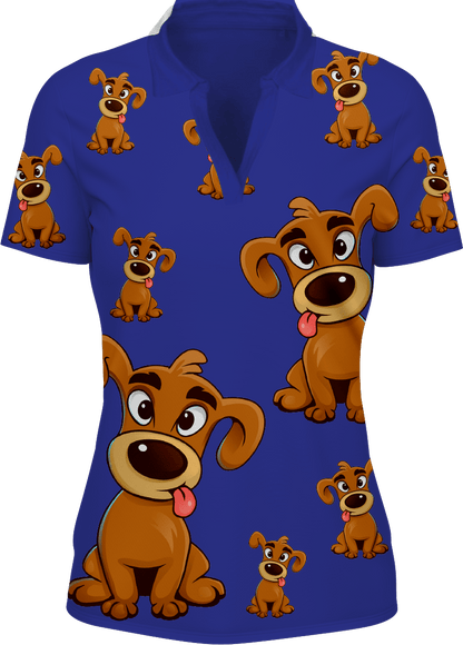 Goofy Woofy Women's Polo - fungear.com.au