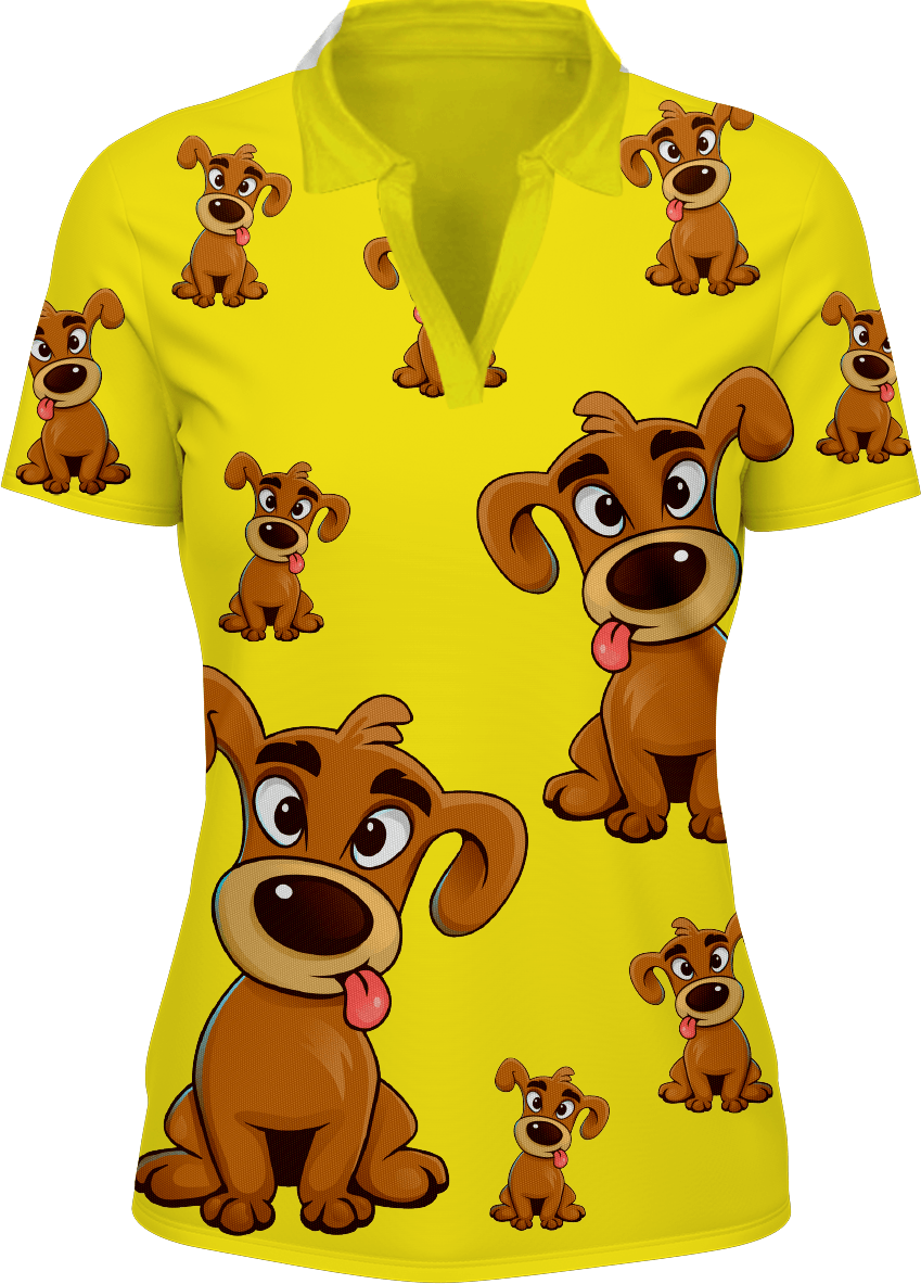 Goofy Woofy Women's Polo - fungear.com.au