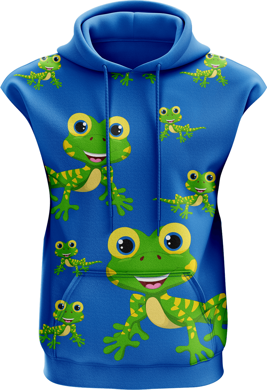 Gordon Gecko Sleeveless Hoodie - fungear.com.au