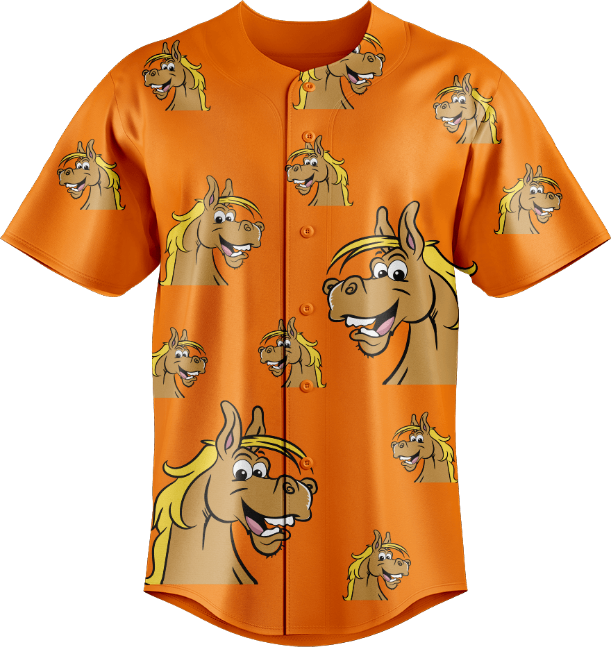 Hero Horse Baseball Jerseys - fungear.com.au