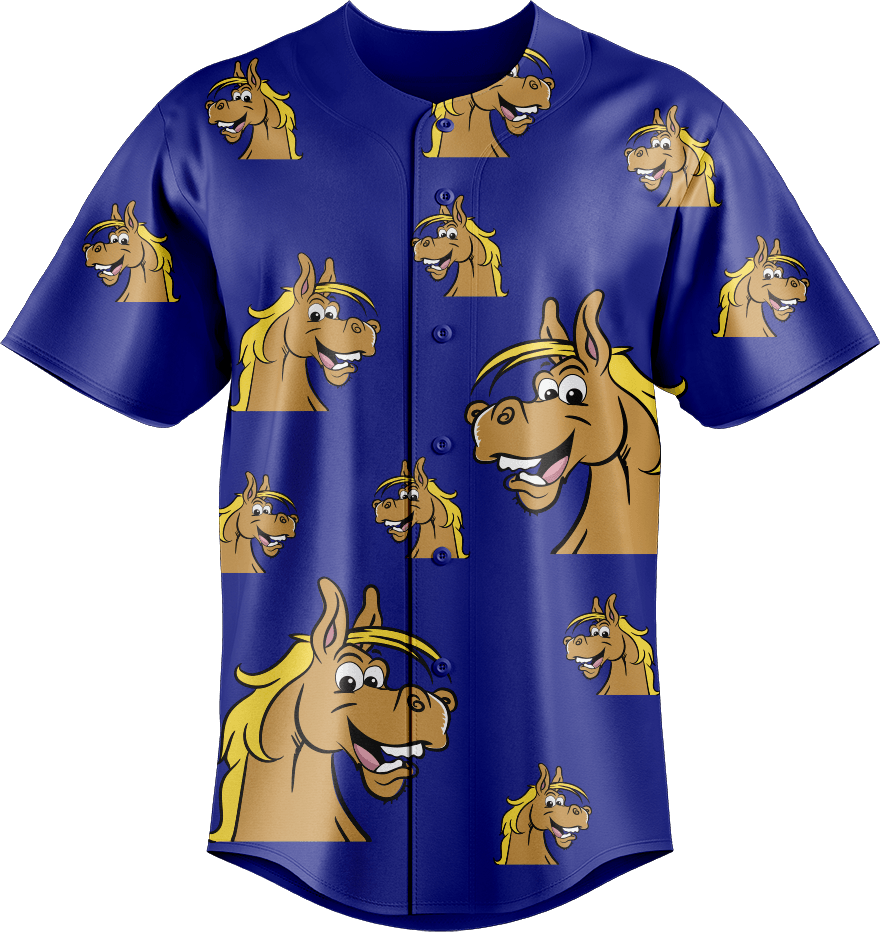 Hero Horse Baseball Jerseys - fungear.com.au