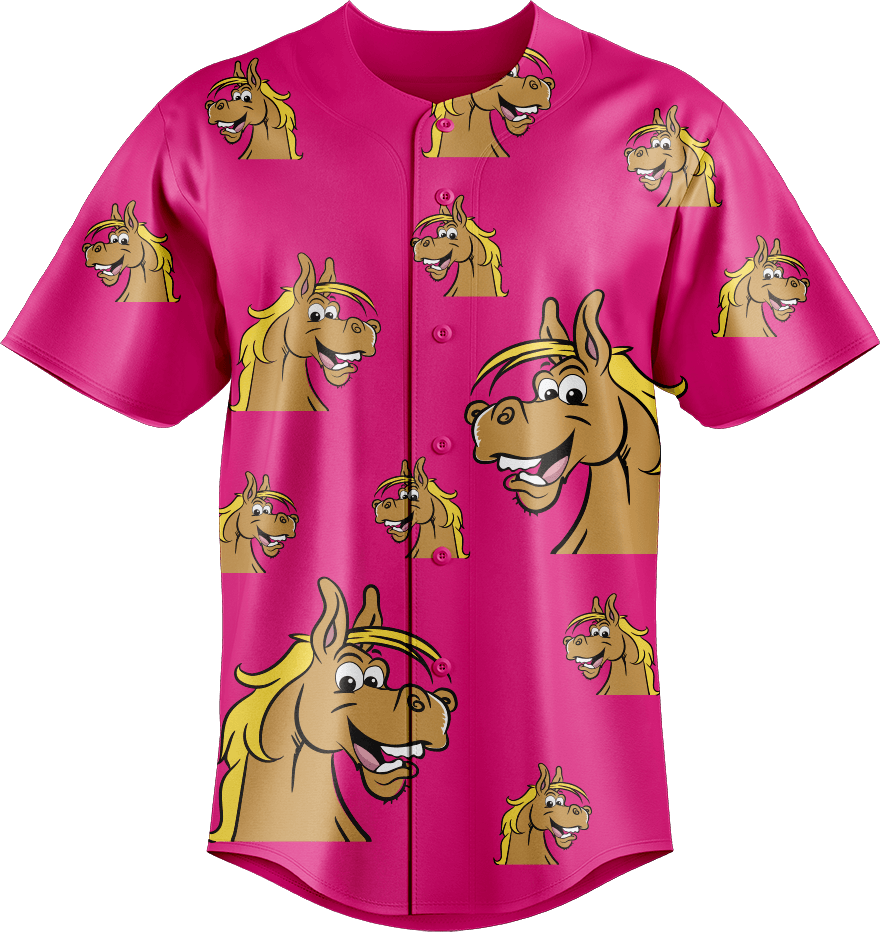 Hero Horse Baseball Jerseys - fungear.com.au