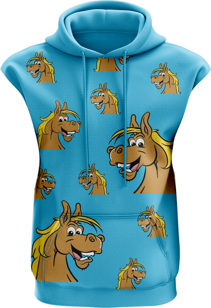 Hero Horse Full Zip Sleeveless Hoodie Jackets - fungear.com.au