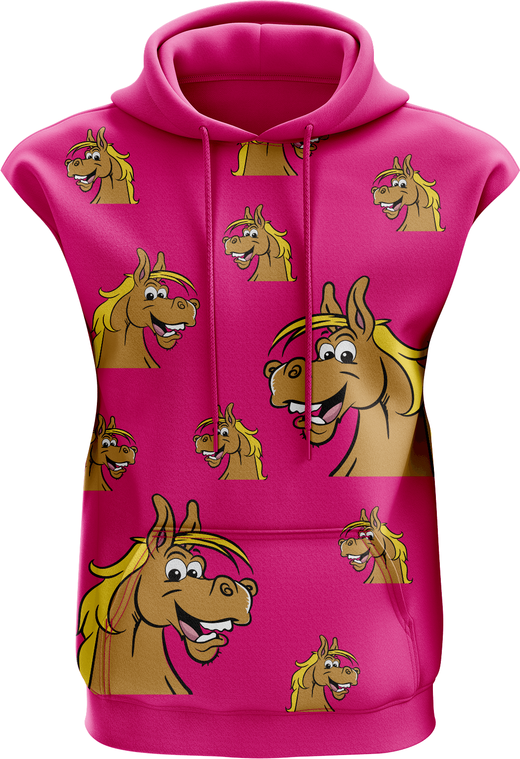 Hero Horse Full Zip Sleeveless Hoodie Jackets - fungear.com.au