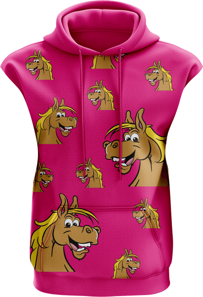 Hero Horse Full Zip Sleeveless Hoodie Jackets - fungear.com.au