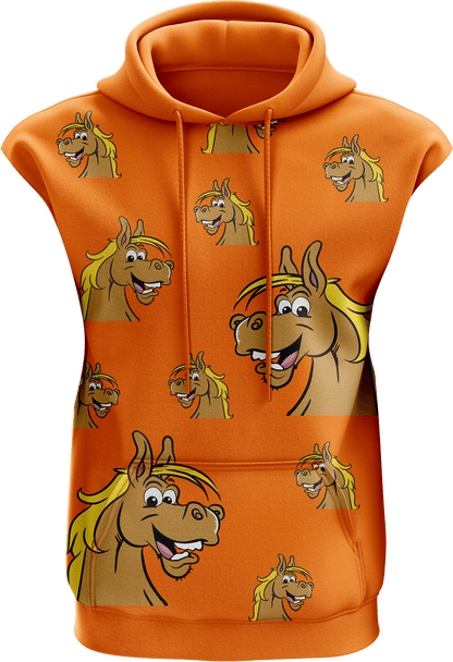 Hero Horse Full Zip Sleeveless Hoodie Jackets - fungear.com.au