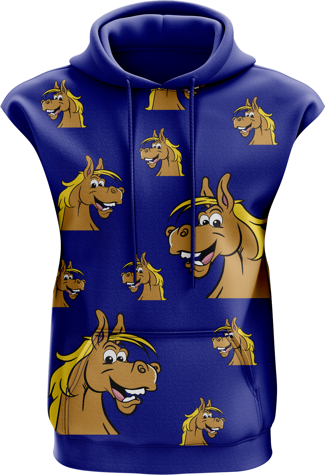 Hero Horse Full Zip Sleeveless Hoodie Jackets - fungear.com.au