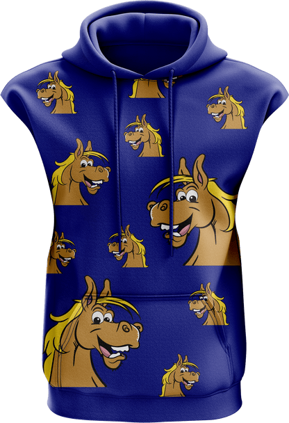 Hero Horse Full Zip Sleeveless Hoodie Jackets - fungear.com.au