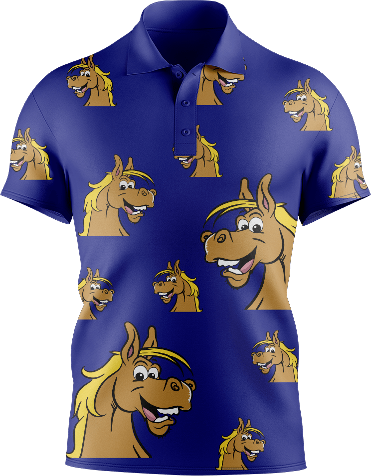 Hero Horse Men's Short Sleeve Polo - fungear.com.au