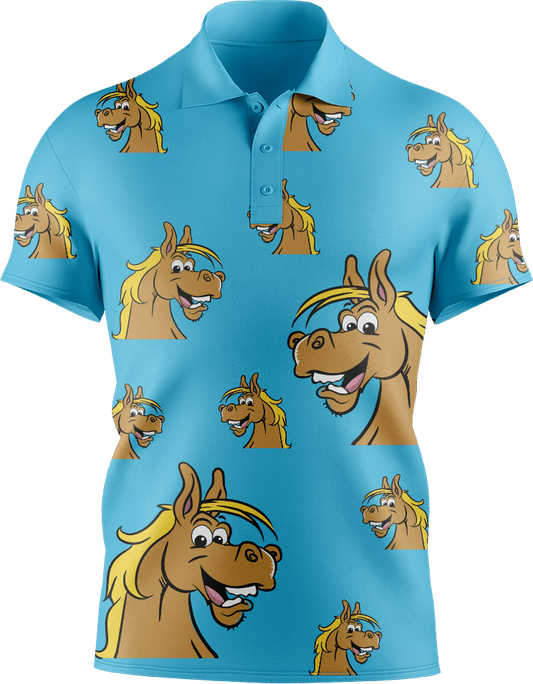 Hero Horse Men's Short Sleeve Polo - fungear.com.au