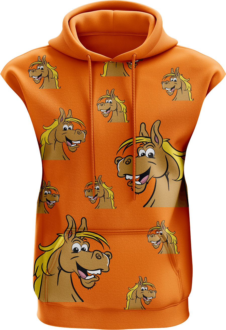 Hero Horse Sleeveless Hoodie - fungear.com.au