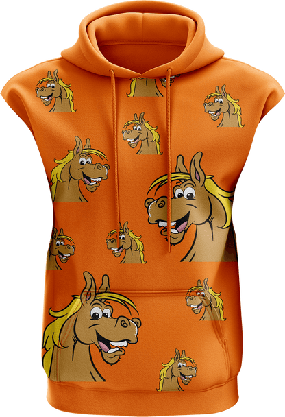 Hero Horse Sleeveless Hoodie - fungear.com.au