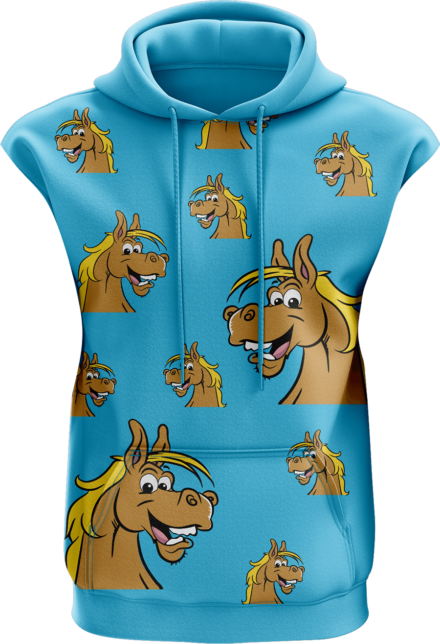 Hero Horse Sleeveless Hoodie - fungear.com.au