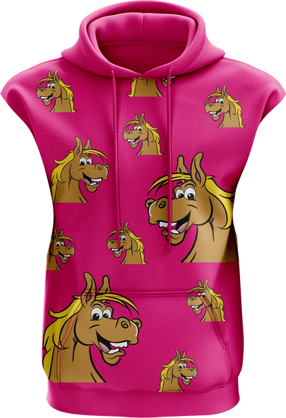 Hero Horse Sleeveless Hoodie - fungear.com.au